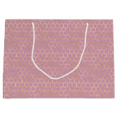 Queen Bee Pattern Große Geschenktüte (Vorderseite)