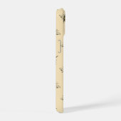 Queen Bee Pattern iPhone 15 Hülle (Rechte Seite)