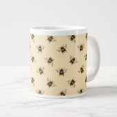 Queen Bee Pattern Jumbo-Tasse (Vorderseite Rechts)