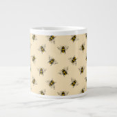 Queen Bee Pattern Jumbo-Tasse (Vorderseite)