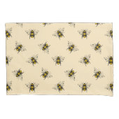 Queen Bee Pattern Kissenbezug (Vorderseite-Links)