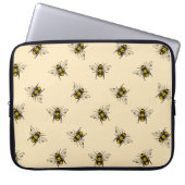 Queen Bee Pattern Laptopschutzhülle (Vorderseite)