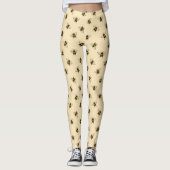 Queen Bee Pattern Leggings (Vorderseite)