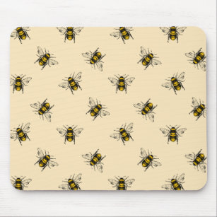 Queen Bee Pattern Mousepad