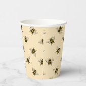 Queen Bee Pattern Pappbecher (Rechts)
