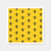 Queen Bee Pattern Party Napkins Serviette (Vorderseite)