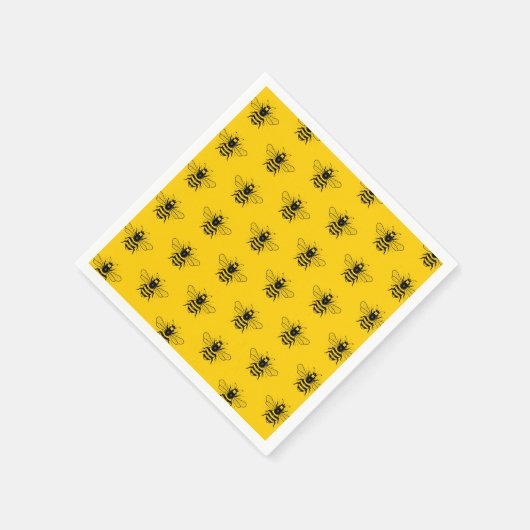 Queen Bee Pattern Party Napkins Serviette (Ecke)