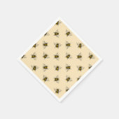 Queen Bee Pattern Serviette (Ecke)