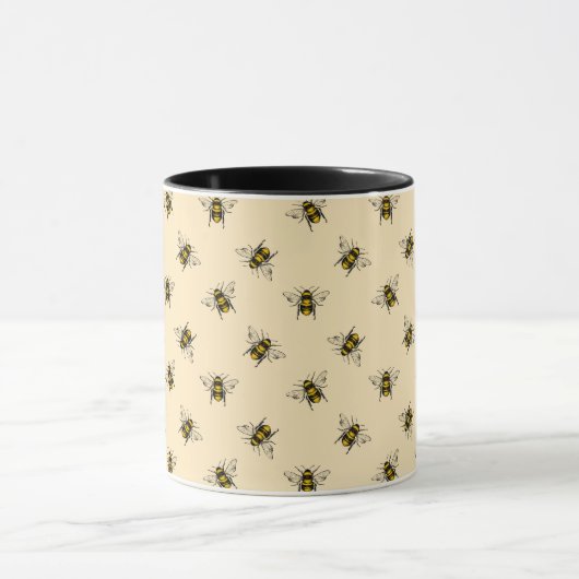 Queen Bee Pattern Tasse (Zentrum)