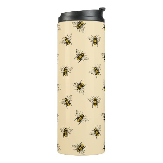 Queen Bee Pattern Thermosbecher (Nach links gedreht)