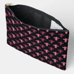 Queen Bee Pattern Zubehörtasche