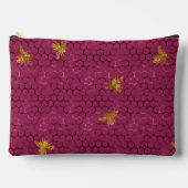 Queen Bee Pattern Zubehörtasche (Vorderseite)