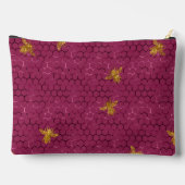 Queen Bee Pattern Zubehörtasche (Rückseite)