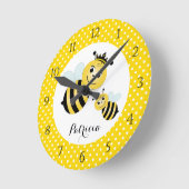 Queen Bee Personalized Wall Clock Runde Wanduhr (Winkel)