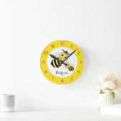 Queen Bee Personalized Wall Clock Runde Wanduhr (Zuhause)