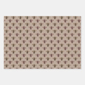 Queen Bee Pink Neutral Wrapping Paper Sheets Geschenkpapier Set (Vorderseite 3)
