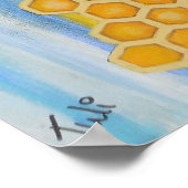 Queen Bee Pop Surrealismus Poster (Ecke)