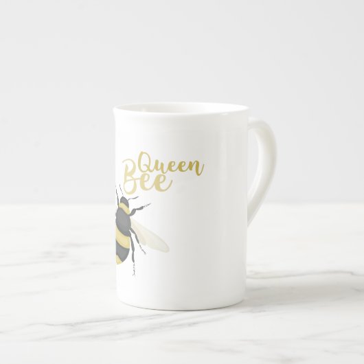 Queen Bee Porzellantasse (Vorderseite Rechts)