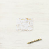 QUEEN BEE Post-It Notes - Goldmarmor-Bienenkrone Klebezettel (Auf Schreibtisch)