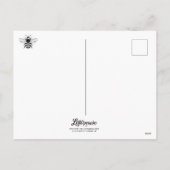 Queen Bee Postcard Feiertagspostkarte (Rückseite)