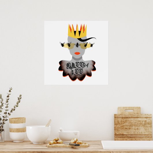 Queen Bee Poster (Küche)