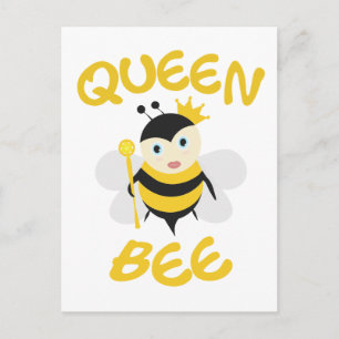 Queen Bee Postkarte