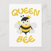 Queen Bee Postkarte (Vorderseite)