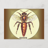 Queen Bee Postkarte (Vorderseite)