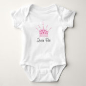 Queen Bee / Princess Crown Baby T - Shirt (Vorderseite)