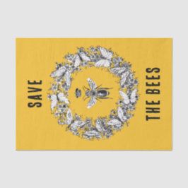 Queen Bee Rettete Butterfly Kraut Gelb Seidenpapier