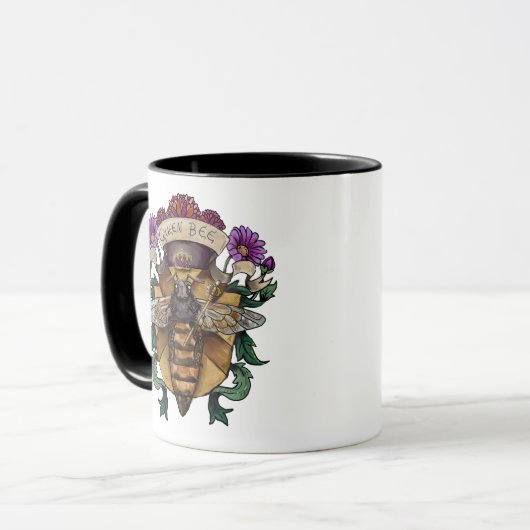Queen Bee Royal Tasse (Vorderseite Links)