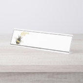 Queen Bee Schreibtischnamensplakette (Vorderseite )