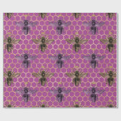 Queen Bee Serie Design 5 Geschenkpapier (Flach)