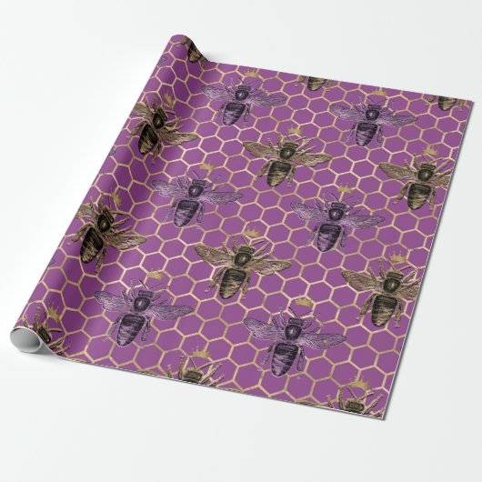 Queen Bee Serie Design 5 Geschenkpapier (Ungerollt)