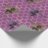 Queen Bee Serie Design 5 Geschenkpapier (Ecke)