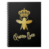 QUEEN BEE Spiral Notebook Journal Notizblock (Vorderseite)
