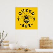 Queen Bee Square Poster (24x24) (Küche)