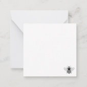 Queen Bee/Stationery Note Card Mitteilungskarte (Rückseite)