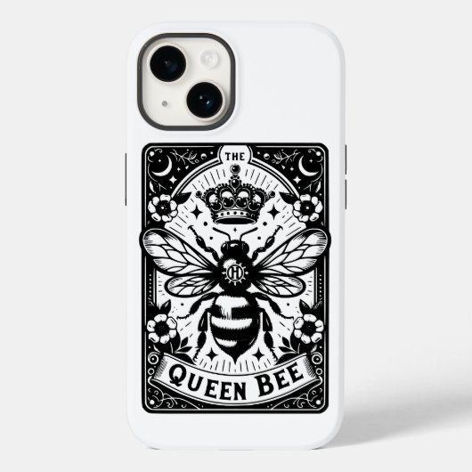 Queen Bee Tarot Card Case-Mate iPhone Hülle (Rückseite)