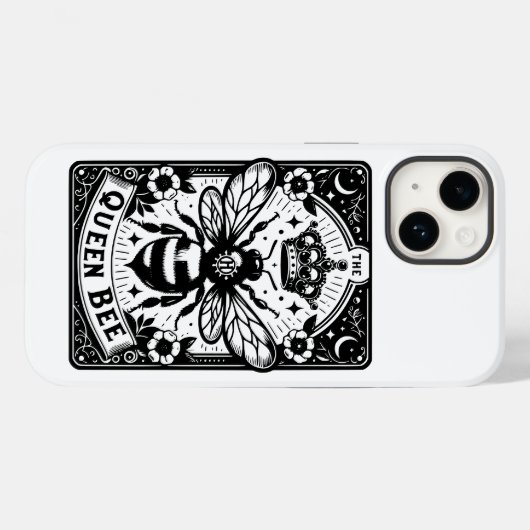 Queen Bee Tarot Card Case-Mate iPhone Hülle (Rückseite (Horizontal))