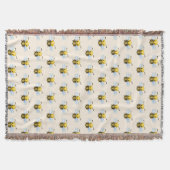 Queen Bee Throw Blanket Decke (Vorderseite)