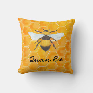 Queen Bee Throw Kissen
