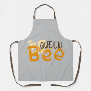 Queen Bee Typographie Schürze