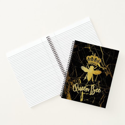 QUEEN BEE Uni Ruled Spiral Notebook Notizblock (Innenseite)