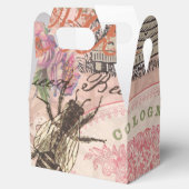 Queen Bee Vintag schöne Collage Geschenkschachtel (Geöffnet)