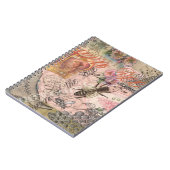 Queen Bee Vintag schöne Collage Notizblock (Linke Seite)