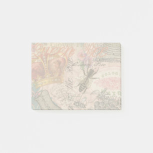 Queen Bee Vintag schöne Collage Post-it Klebezettel