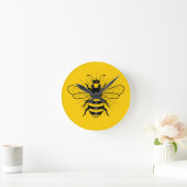 Queen Bee Wall Clock Runde Wanduhr (Zuhause)