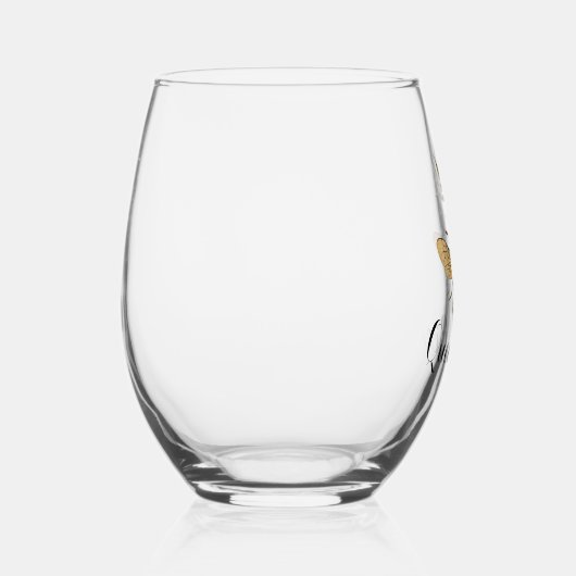 Queen Bee Weinglas Ohne Stiel (Rechts)