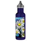 Queen Bee Whimsical Bumblebee Daisies Personalized Edelstahlflasche (Rechts)